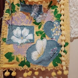 Floral Patchwork Tote Bag